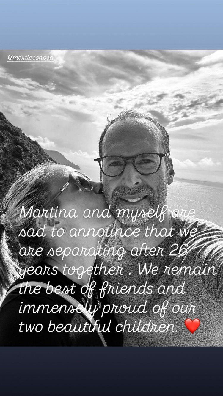 相伴26载终分道扬镳 切赫与妻子和平分手承诺保持友谊